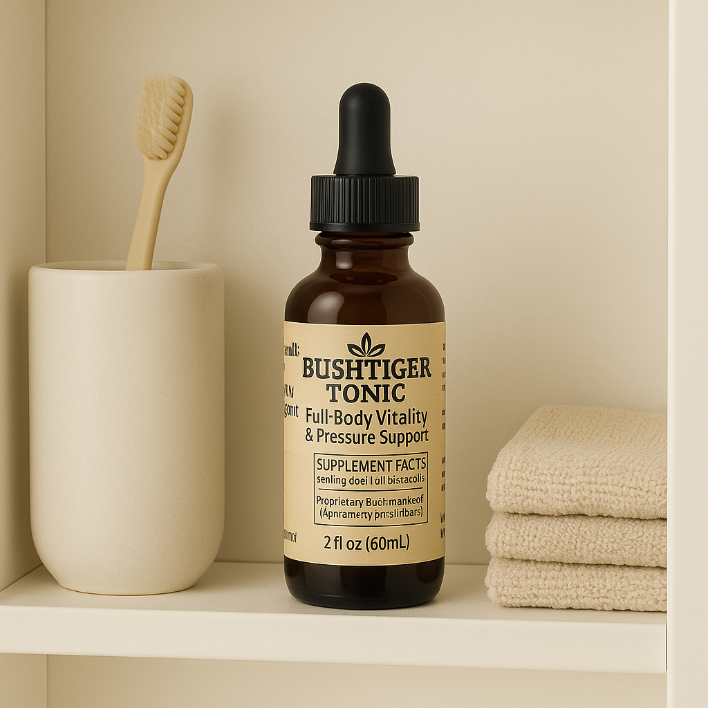 BushTiger Tonic – Herbal Vitality: to energize, balance, and nourish your whole body. (2 fl oz)